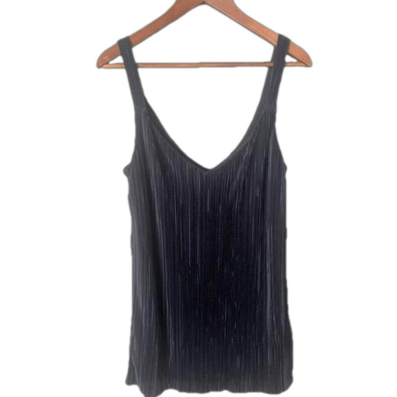 long tall sally Tops - ☀️Long Tall Sally Pleated Navy Cami Size Medium